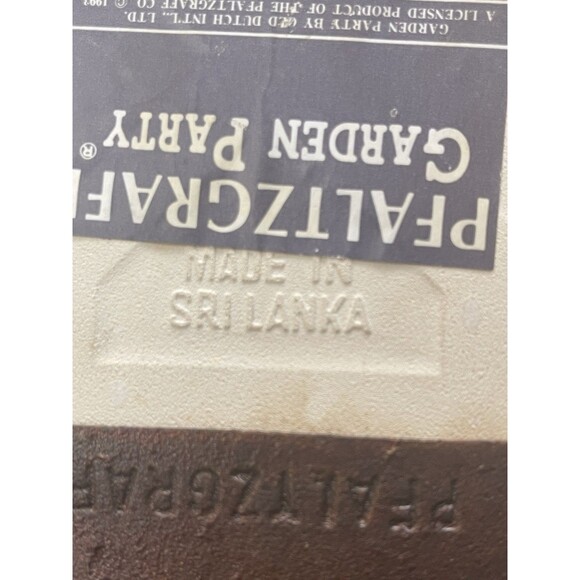 Pfaltzgraff Garden Party Copper Tone Watering Can Trivet w/Tile Insert - Picture 5 of 6